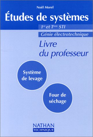 Études de système, 1re et term STI génie électrotechnique