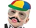 Baby Handlebar Mustache Pacifier - Funny Lip Pacifiers For Girls and Boys Shower Gifts