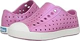 native Kids' Jefferson Iridescent Child Shoe, Malibu Pink/Shell White/Galaxy Iridescent, 8 Medium US Toddler