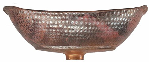 Egypt gift shops SMALL Vessel Hammered Copper Bathroom Sink Bathtub Shape Unique Design
