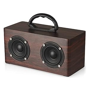 20 W Superieure Bas Draagbare Draadloze Bluetooth-luidspreker Retro-ontwerp Full-Range HD Dubbele Luidsprekers 3000 MAh…