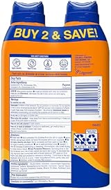 Banana Boat Sport Ultra SPF 50 Spray Twin Pack 6oz Each Oxybenzone Free Water view 3