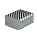 Eightwood Aluminum Project Enclosure Box Electronic Case for PCB Circuit Board DIY- 4.32 x 3.74 x 2.17 inch (L*W*H) Built-in Slot Extrusion Box