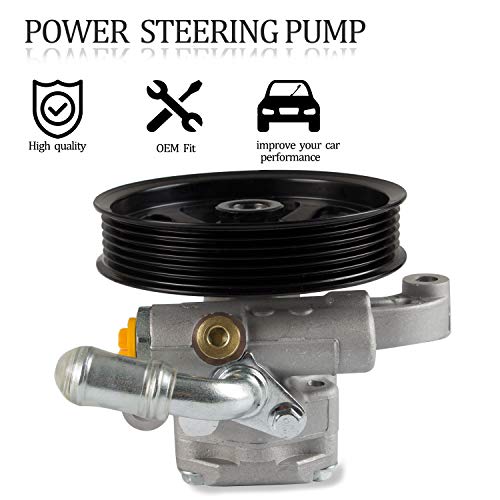 image for RANSOTO Power Steering Pump with Pulley For Buick Enclave Chevy Traver
