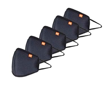 Wildcraft W-95 HypaShield Mask (Pack of 5) | Reusable 6-Layer Anti-Pollution Outdoor Masks