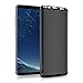 OZOP E-COMMERCE 3D Galaxy S8 Screen Protector Privacy Anti-spy Tempered Glass Screen Film 9H Hardness Anti-Scratch Anti-Peep Shield for Samsung Galaxy S8, Easy Install Bubble Free (Black)