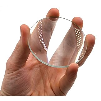 Double Convex Lens, 200mm Focal Length, 3″ (75mm) Diameter – Spherical, Optically Worked Glass Lens – Ground Edges, Polished – Great for Physics Classrooms – Eisco Labs