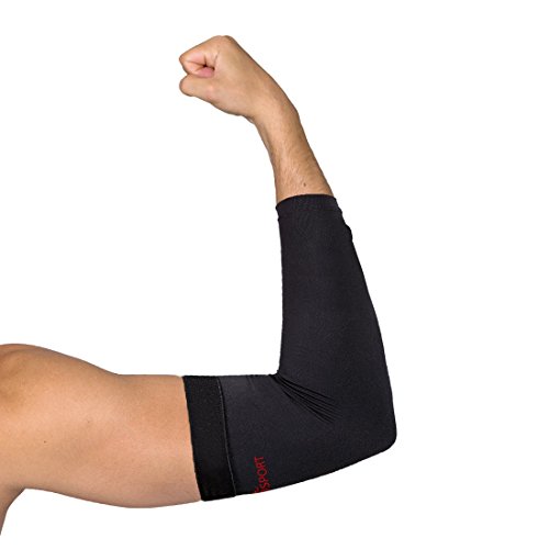 Copper elbow sleeve - compression fit support, high cop…
