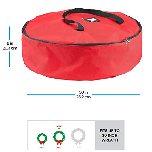 6 Zober+Christmas+Holiday+Wreath+Storage