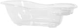 Simpahome 50L Large Clear Baby Bath Tub with Integrated Plug Hole view 2