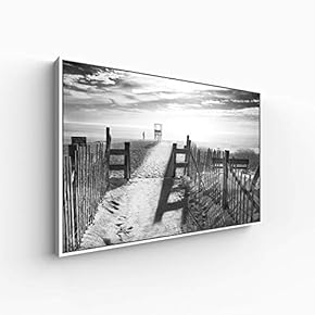 Canvas Wall Art for Living Room, Bedroom Black and White Construction Framed Canvas Prints for Home Decoration Ready to Hang - 16x24 inches
