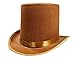 Nicky Bigs Novelties Deluxe Top Hat Costume, Men & Women, Party Hats for Adults, Magician Top Hat Halloween Costume, One Size