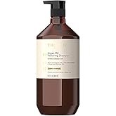 Theorie Argan Oil Restoring Shampoo - Rejuvenate & Moisturize - Sulfate Free - Suited for All Hair Types - Safe for Color & Keratin Treated Hair, Pump Bottle 800mL.