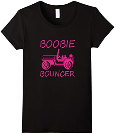 Women's BOOBIE BOUNCER shirt Large Black