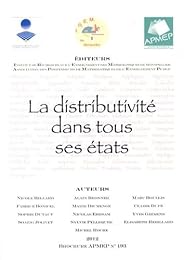La  distributivité dans tous ses états