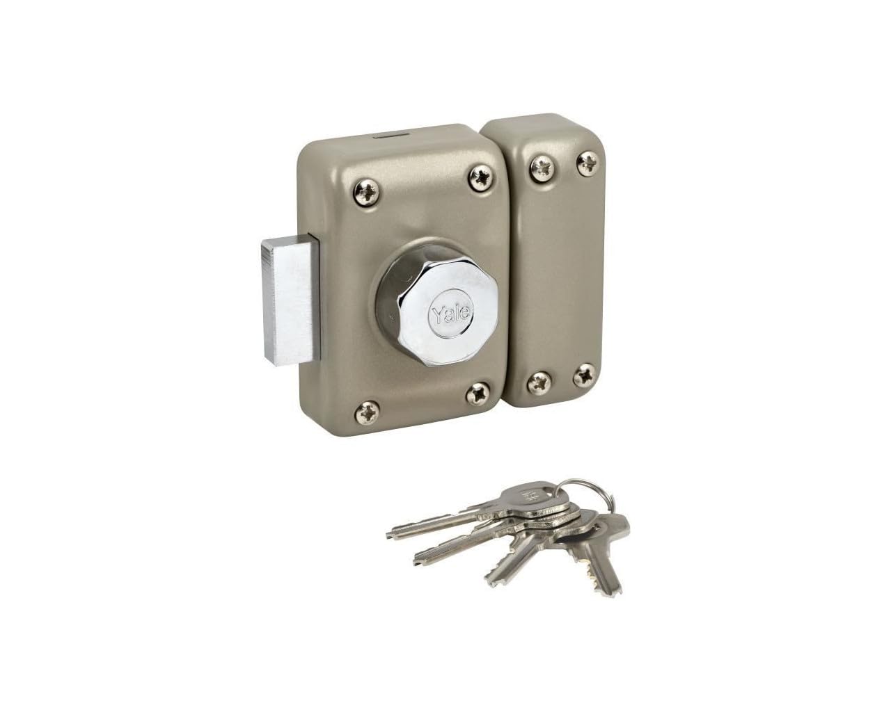 Yale YV25BT-50/SC Door Lock, Golden Brown