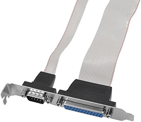 Axiwen DB25 Female to IDC 26 Pin + DB 9 to IDC 10 Adapter Panel Slot Plate