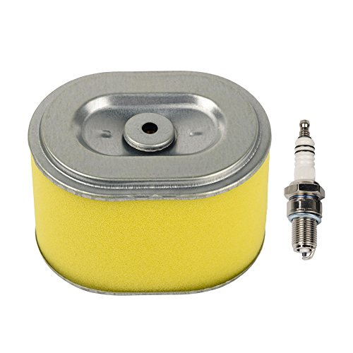HIFORM Air Filter with Spark Plug for Honda GX140 GX160 GX200 5.5hp 6.5hp Engine Generator Water Pump