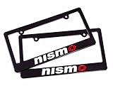 x2 NISMO Racing License Plate Frame For NISSAN 350Z 370Z 240SX 300ZX MURANO JUKE