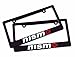 x2 NISMO Racing License Plate Frame For NISSAN 350Z 370Z 240SX 300ZX MURANO JUKE