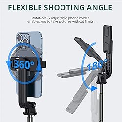 ATUMTEK 59" Selfie Stick Tripod, Stable Tripod