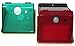 GR8 Goodz Holiday LED Motion Sensor Solar Lights with Removable Red and Green Christmas Color Covers, Weatherproof, Wireless Exterior Security Lighting, Automatic Dusk to Dawn Sensing. (Red & Green)