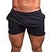 Workout Shorts With Pockets for Men French Terry Cotton 3 5 7 Inch Bodybuilding Clothing