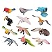 JOKFEICE Birds Figures - 6pcs Realistic ParrotToys Animal Figures Set - Simulated Plastic Animal Models Toys Kids Educational Toys for Boys and Girls
