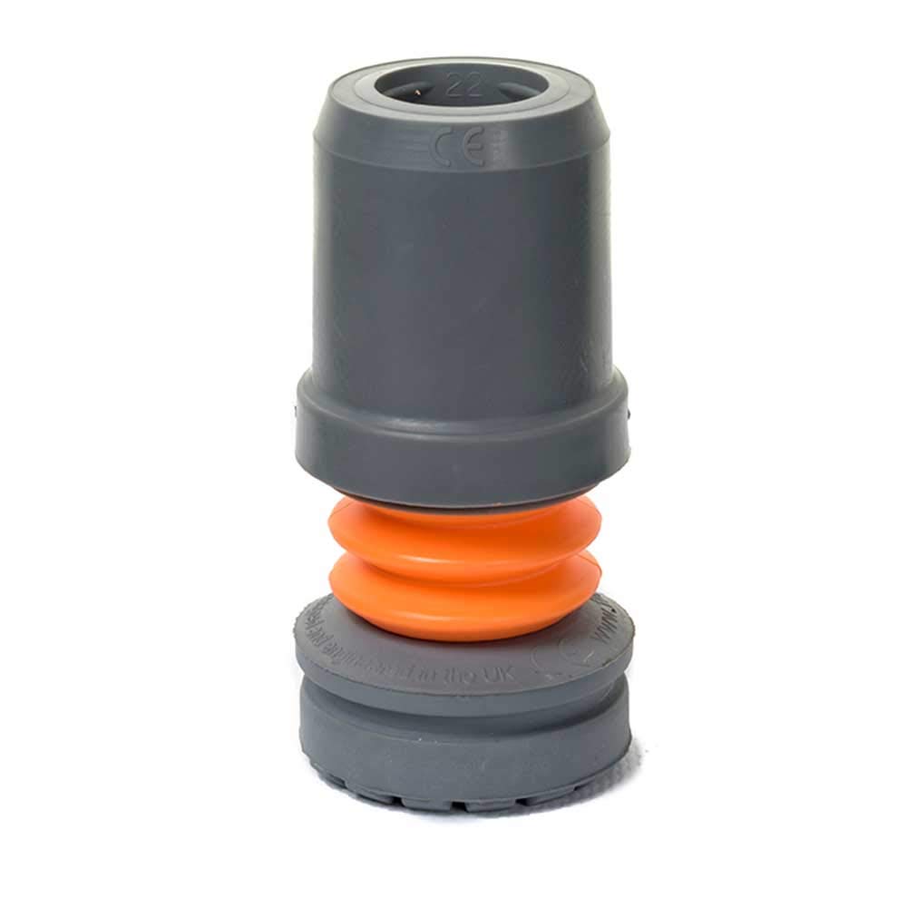 NRS Healthcare Flexyfoot Shock Absorbing Ferrule, Grey, 22 mm