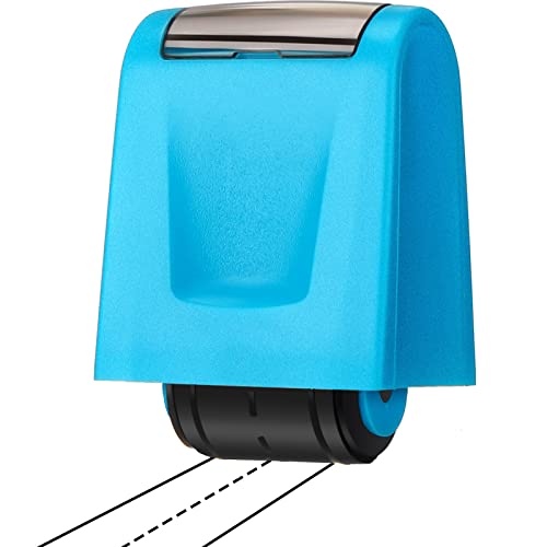 Sherr Roller Stamps for Teacher Classroom Must Haves Dashed Line Handwriting Stamp Roller Back to School Gift for Kid Preschool Kindergarten Special Education Must Haves(Blue)
