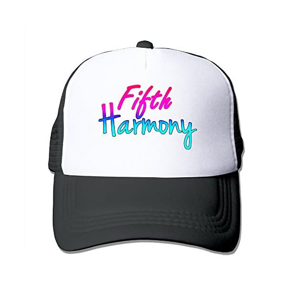 SAXON13-For-Men-Women-Baseball-caps-Mesh-Back-Fifth-Girl-Group-Logo-Cap-Hats-Black