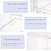 AOTENG STAR Storage Shoes Box Womens Mens Shoe Storage Display Box Plastic Foldable Stackable Shoe Container Clear Closet Shelf Shoe Organizer