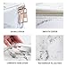 MAGEFY Marble Makeup Bag Portable Travel Cosmetic Bag Organizer Multifunction Case with Gold Zipper Toiletry Bag for Woman (7.95
