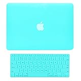 Top Case 2 in 1 Rubberized Hard Case Cover and Keyboard Cover for Macbook White 13
