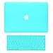 Top Case 2 in 1 Rubberized Hard Case Cover and Keyboard Cover for Macbook White 13