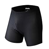 Ohuhu Unisex (Men/Women) Sweat Absorbent Volatility Quick Dry Gel 3D Padded Bicycle Cycling Underwear Shorts Pant, Black (M)