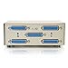 C2G 03292 4-Port DB25 Manual Switch Box, Beige 7 Inch