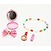 Hello Kitty Purse with Necklace, Mirror, Lipstick & Other Accessories