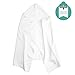 Premium 100% Cotton Hooded Baby and Toddler Bath Towel by Parker Baby Co. - Toddler, Organic