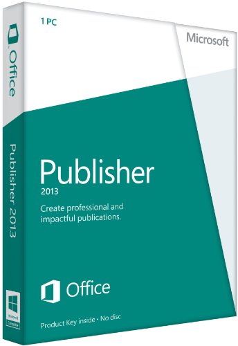 Microsoft Publisher 2013 Key Card (No Disc)