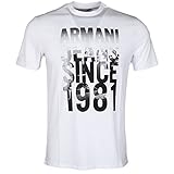 Armani T Shirt AJ Since 1981 in White-L