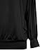 Allegra K Women Dolman Sleeves Mesh Panel Loose Top Black L