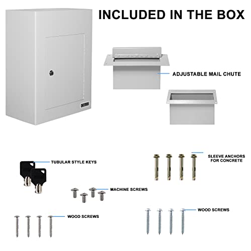 Durabox D700 Through The Wall Drop Box, Tubular Key Locking Secure