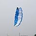 Besra Huge 102inch Dual Line Parachute Stunt Kite with Flying Tools 2.6m Power Parafoil Kites Outdoor Fun Sports for Beach & Park (102inch Blue)