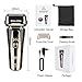 MOOSOO Electric Razor for Men Electric Shaver with Upgraded Autosensing Motor/Pop-Up Beard Trimmer / 800mAh Rechargable / 60min-runtime Wet Dry Black (G3 Model - 2019 Upgraded Version)