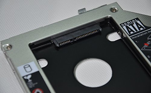 Deyoung 2nd HDD SSD Hard Drive Caddy Adapter for HP Elitebook 2570p 2560P with Bezel + Mounting Bracket