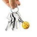 Amorvue Star Ball Crystal Ball 4 Stars Keychain Keyring Pendant