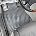Lloyd Mats, Compatible With Toyota Sienna All-Weather Rubber Floor Mats 2nd & 3rd Seat - 8 Passenger|Fixed Front Console - 2pc Kit - Black (2011 11 2012 12)