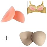 TopBine Women's Sexy Bikini Bra pads swimsuit silicone bra Breast Enhancer Shaper chicken cutlets bra Push up Bra Pads
