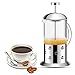 20 Ounce Coffee Pot French Press Double Filter Stainless Steel Heat Resistant Glass Espresso Maker by KUWAN